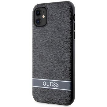 Guess GUHCN61P4SNK Hardcase 4G Stripe Защитный чехол для iPhone 11/XR / серый (GUHCN61P4SNK)