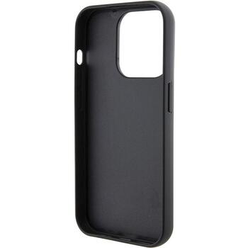 Karl Lagerfeld Fixed Glitter Choupette Logo Metal Pin Защитный Чехол для Apple iPhone 15 Pro Max (KLHCP15XGCNPSG)