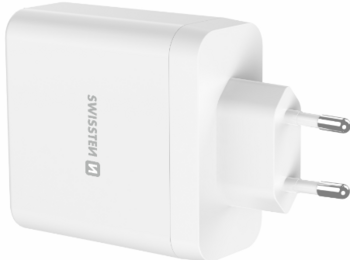 Swissten Travel Charger Core Gan 2x USB-C PD 100W / USB-C 20W / USB-A QC 30W QC 3арядное устройство (22071610)
