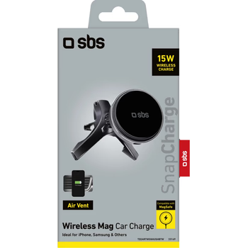 SBS Держатель для телефона MagSafe Магнитный Беспроводная зарядка 15W (8018417445231)