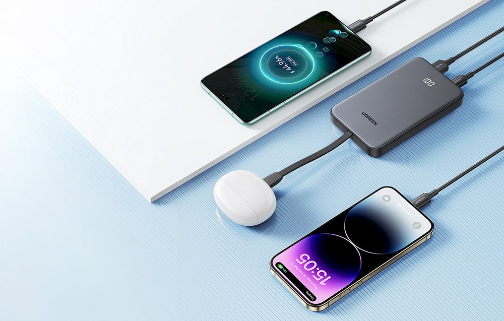Ugreen PB526 Портативный аккумулятор 10000mAh 20W / серый (75161B)