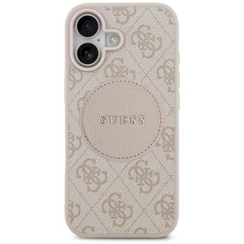 Guess 4G Circle Classic Logo MagSafe Защитный чехол для iPhone 17 / розовый (GUHMP17SP4PGRSGP)