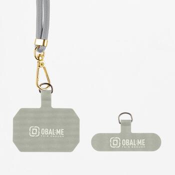 OBAL:ME NeckTag Allure Rope Ремешок на шею для телефонов / светло серый (57983126813)