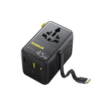 Baseus PicoGo AG11 Fast Universal Зарядное устройство 45W / космический чёрный (E0307F00)