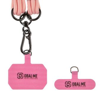 OBAL:ME NeckTag Trio Rope Ремешок на шею для телефонов / розовый (57983126819)