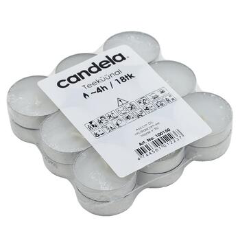 Candela Tējas Sveces 18gab White (24100150)