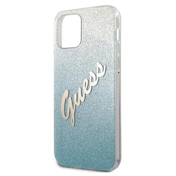 Guess GUHCP12SPCUGLSBL Glitter Gradient Script Защитный чехол для iPhone 12 mini 5,4