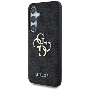 Guess HC 4G PU Big Logo Case Aizsargapvalks priekš Samsung Galaxy S25 (GUHCS25S4GMGGR)