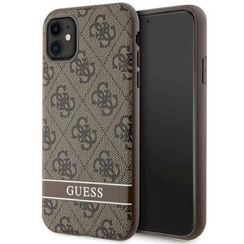 Guess GUHCN61P4SNW Hardcase 4G Stripe Защитный чехол для iPhone 11 / Xr / коричневый (GUHCN61P4SNW)