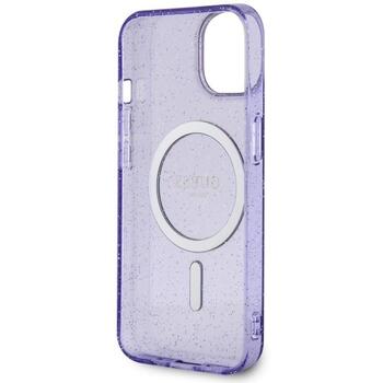 Guess GUHMP14MHCMCGU Hardcase Glitter Gold MagSafe Защитный чехол для iPhone 14 Plus / 15 Plus 6.7