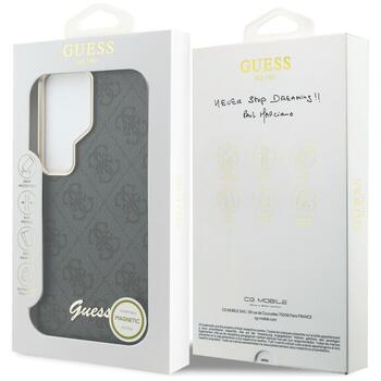 Guess 4G Script MagSafe Case Защитный чехол для Samsung Galaxy S26 Ultra / чёрный (GUHMS26L5P4FWMSK)