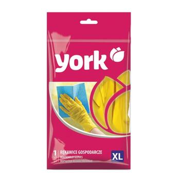 York Хозяйственные Резиновые Перчатки Размер XL (36092040)