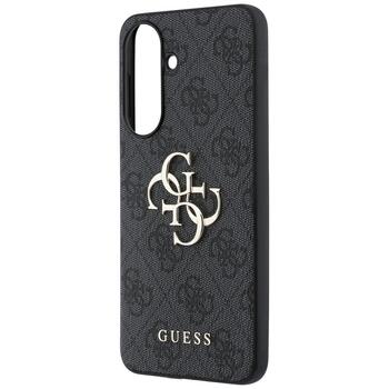 Case Guess Leather 4G Metal Logo Защитный чехол для Samsung Galaxy A57 5G / чёрный (GUHCSA574GMGGR)