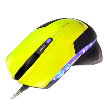 E-Blue EMS124GR Игровая мышь с Дополнительными кнопками / LED Подсветка RGB / 2400 DPI / Avago Chipset / USB Зеленая (EMS124GR)