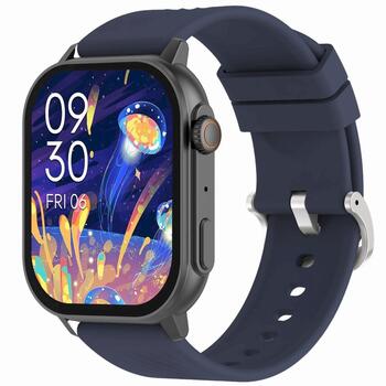 Smartwatch Gravity GT15-4 Силиконовый ремешок + титановый браслет / синий (GT15-4)