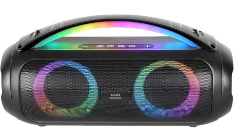 Mars Gaming MSPULSE Stereo portatīvais skaļrunis 50W / melns (MSPULSE)