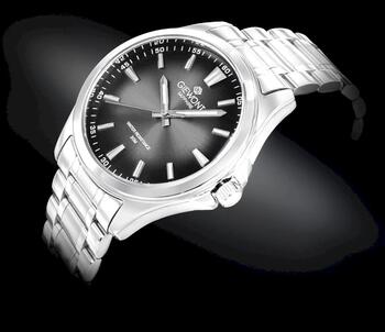 Giewont Elegance Sapphire Vīriešu pulkstenis / sudraba/melns (GW5160-B2)
