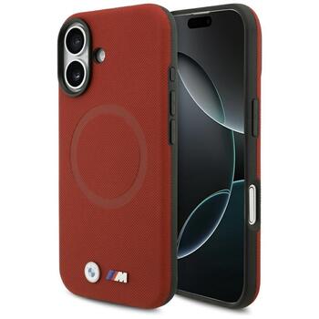 BMW M FW Metal Logo MagSafe Case Aizsargapvalks priekš Apple iPhone 17 (BMHMP17S25PFWSMR)