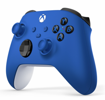 Microsoft Xbox Wireless Controller Shock Blue Игровой контролёр / синий (QAU-00002) (QAU-00002)