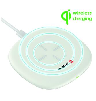 Swissten 10W Беспроводное зарядное устройство с USB-C 1.5m кабелем (SW-W-10W-WH)