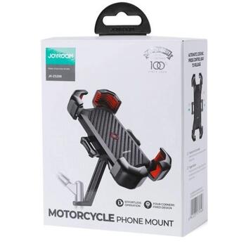 Joyroom JR-ZS288 Motorcycle Mount Phone Holder Автомобильный держатель 4.7 - 7 inch / чёрный (JR-ZS288-AIRVENT)