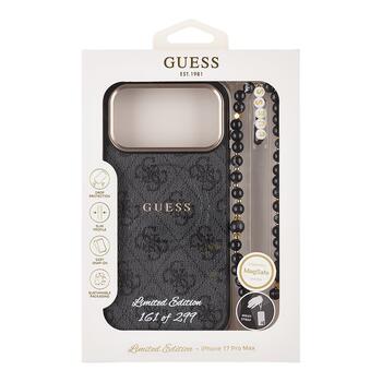 Guess PU 4G MagSafe Strap Limited Edition of 299 Case Чехол для Apple iPhone 17 Pro Max (GUHMP17XP4GREGSLK)
