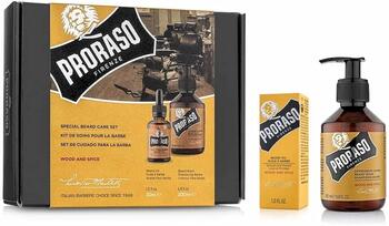 Proraso Wood And Spice Special Набор для ухода за бородой 30 ml + 200 ml (8004395007455)