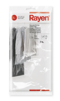 Rayen Защитные чехлы для одежды 3шт. / 65x150cм (016047)
