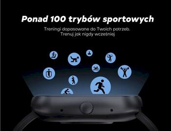 GRAVITY GT18-6 Smartwatch Часы для мужчин с силиконовым ремешком + ремешок navy / чёрный (GT18-6)
