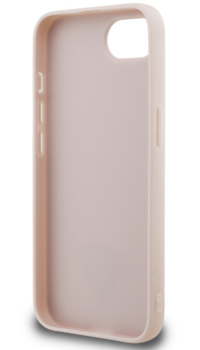 Guess PU 4G Strass Triangle Metal Logo Case Чехол для Apple iPhone 16e (GUHCPSE4P4TDPP)