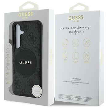 Guess 4G Round Patch Classic Logo MagSafe Case Чехол для Samsung Galaxy S25 Plus (GUHMS25MP4PGRSGK)