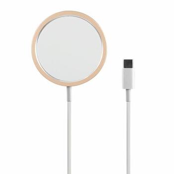 Guess wireless charger GUCBMSLRD Беспроводное зарядное устройство 15W MagSafe / золотой (GUCBMSLRD)