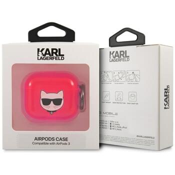 Karl Lagerfeld KLA3UCHFP Защитный чехол для AirPods 3 Choupette / розовый (KLA3UCHFP)