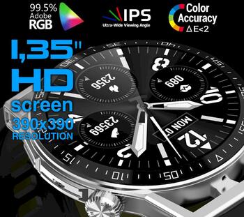 Rubicon RNCE88-2 Smartwatch Смарт-часы с силиконовым ремешком + браслетом / чёрный (RNCE88-2)