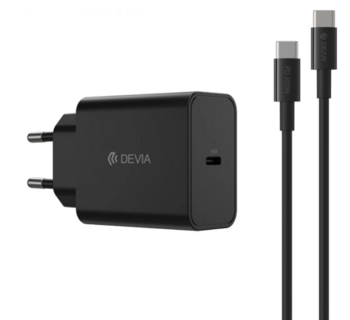 Devia Rocket PD 45W 3арядное устройство + USB-C-USB-C Кабель 1m (GS-W45A0948)