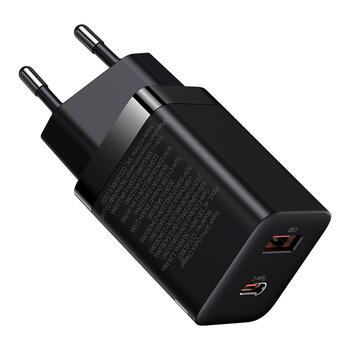 Baseus Super Si PD Зарядное Устройство 30W / 1x C USB (BRA012291)