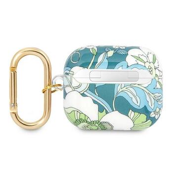 Guess GUA3HHFLN Защитный чехол для AirPods 3 Flower Strap Collection / зелёный (GUA3HHFLN)