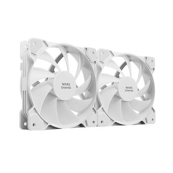 Mars Gaming MFPROX2W 2x 120mm PC Case Fan (MFPROX2W)