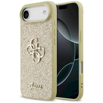 Case Guess Fixed Glitter Big 4G Защитный чехол для iPhone Air / золотой (GUHCP17MHG4SGD)