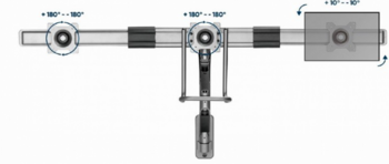 Gembird MA-WA3-01 Monitora Stiprinājums 27