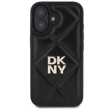 DKNY Quilted Stack Logo Защитный Чехол для Apple iPhone 16 (DKHCP16SPQDSLK)