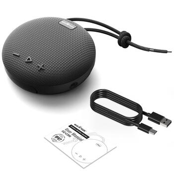 Wise Tiger C200 Bluetooth bezvadu skaļrunis 5W / IPX7 / TWS / 800mAh (WT-C200BK)