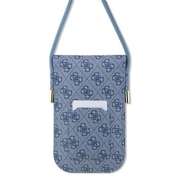 Guess Handbag GUOWBP4SNSB 4G Metal Script Logo Soma / zils (GUOWBP4SNSB)