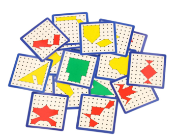 RoGer Развивающая игра Geoboard с резинками (RO-5177)