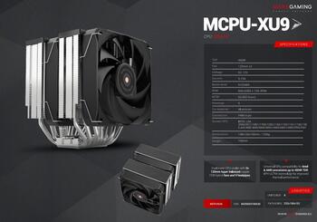 Mars Gaming MCPUXU9 Охлаждение для процессора 400W TDP / 2x 120mm (MCPUXU9)