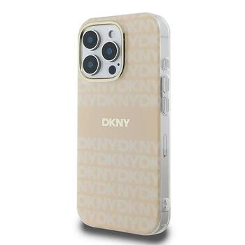 DKNY Repeat Texture Pattern With Stripe Защитный Чехол для Apple iPhone 16 Pro Max (DKHMP16XHRHSEP)