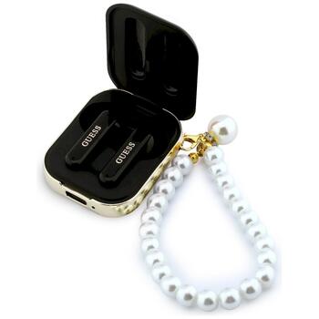 Guess Pearl Strap Earphones TWS Беспроводные наушники / чёрный (GUTWSLD2HSPEK)