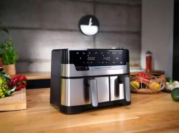 Tefal Dual Easy Fry & Grill EY905D Аэрофритюрница с горячим воздухом 8.3L 2700W (EY905D10)