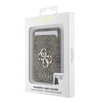 Guess 4G Metal Logo MagSafe Cardslot Stand Чехол-бумажник для карт (GUWMSHG4BLW)