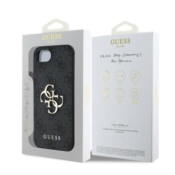 Guess PU 4G Metal Logo Case Защитный чехол для Apple iPhone 16e (GUHCPSE44GMGGR)